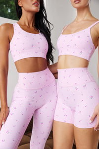 Astoria LUXE BLOSSOM Sports Crop - Cherry - Adults Skate Too LLC