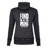 Find Me At The Rink Cowl Neck Sweatshirt - Adults Skate Too LLC