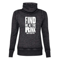 Find Me At The Rink Cowl Neck Sweatshirt