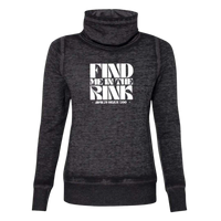 Find Me In The Rink Cowl Neck Sweatshirt