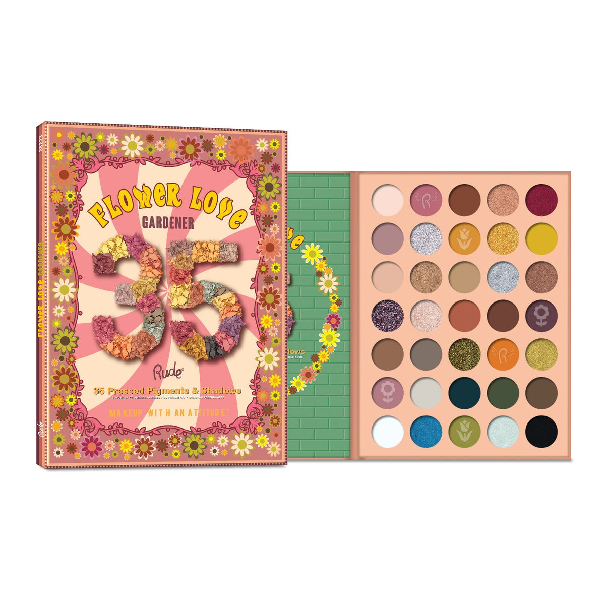 Flower Love 35 Pressed Pigment & Shadows - Gardener