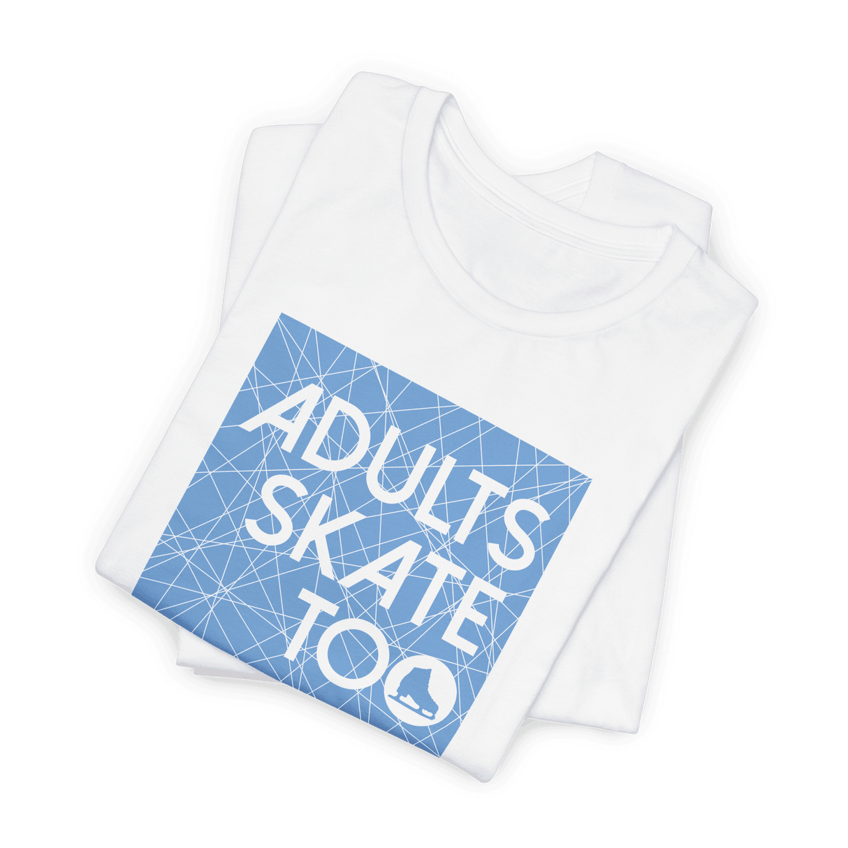 AST Ice Square T-Shirt - Adults Skate Too LLC