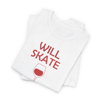 Will Skate For Wine T-Shirt