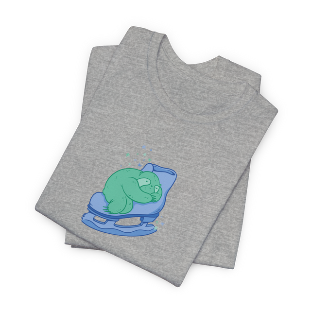 Skating Sloth Unisex T-Shirt - Adults Skate Too LLC