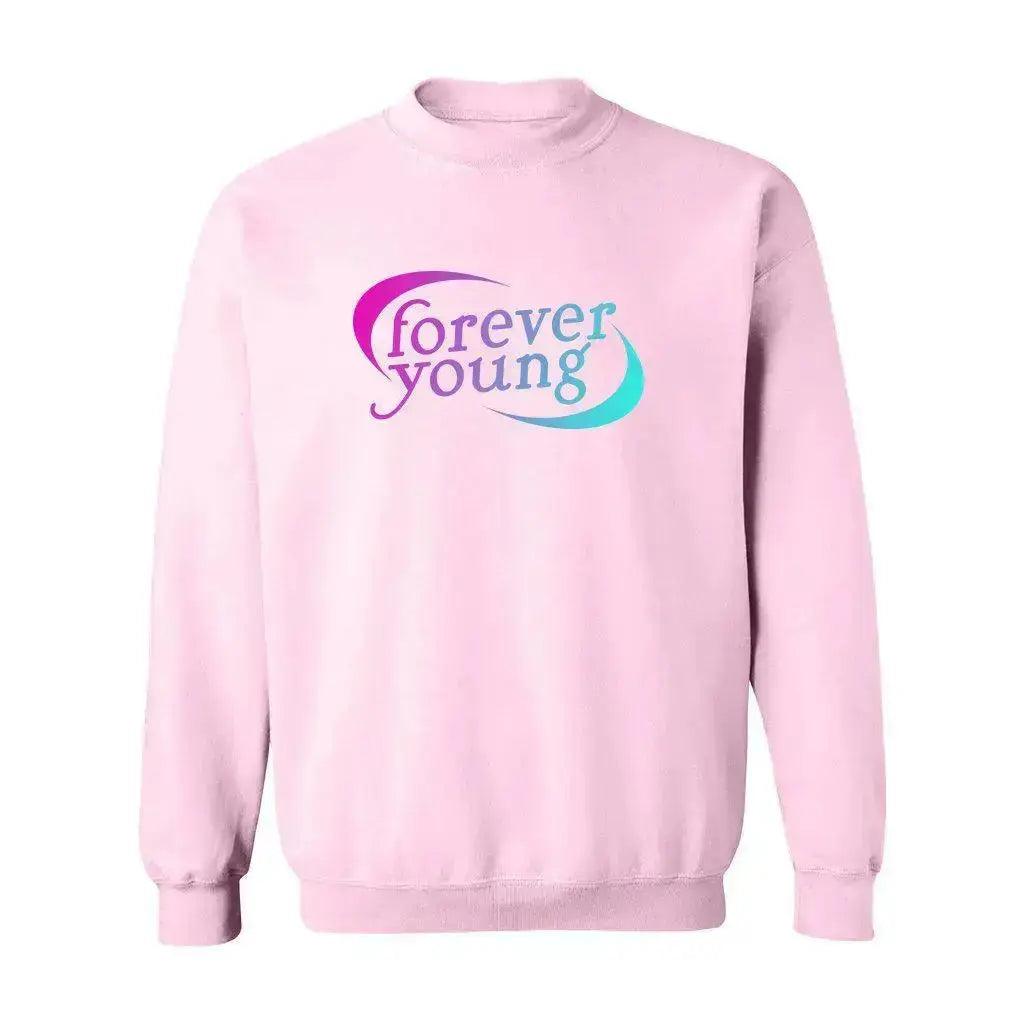 Forever Young Unisex Heavy Blend Crewneck Sweatshirt - Adults Skate Too LLC