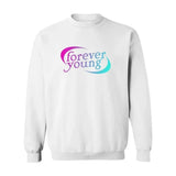 Forever Young Unisex Heavy Blend Crewneck Sweatshirt - Adults Skate Too LLC