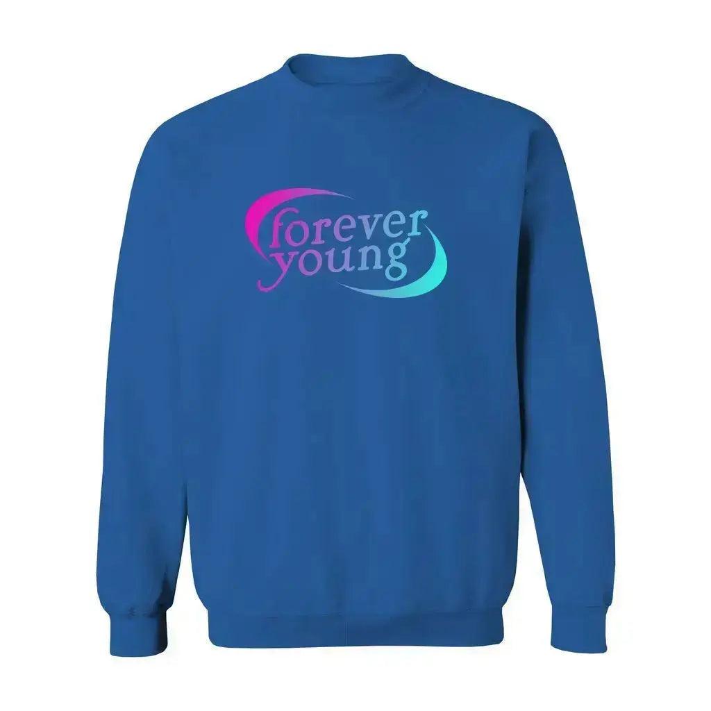 Forever Young Unisex Heavy Blend Crewneck Sweatshirt - Adults Skate Too LLC