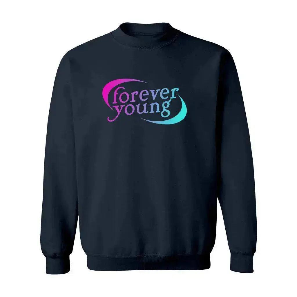 Forever Young Unisex Heavy Blend Crewneck Sweatshirt - Adults Skate Too LLC