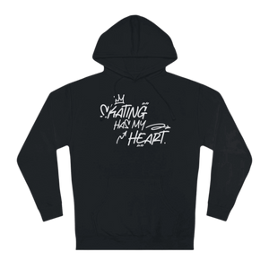 Skating Has My Heart Unisex Hoodie - Adults Skate Too LLC