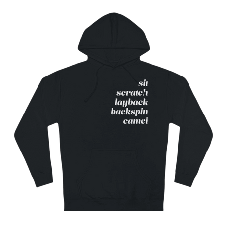 Spins Unisex Hoodie - Adults Skate Too LLC