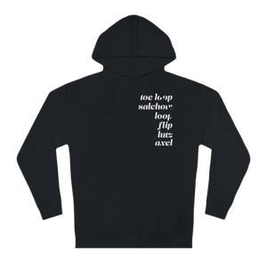 Jumps Unisex Hoodie - Adults Skate Too LLC