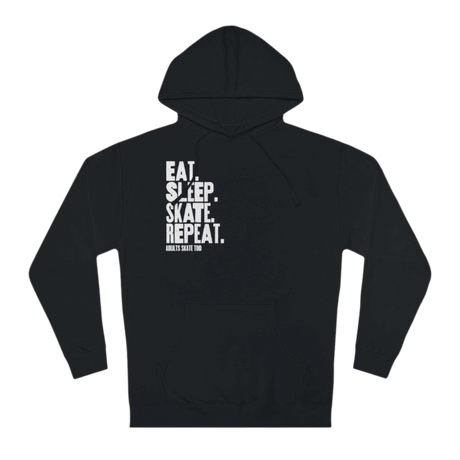 Eat Sleep Skate Repeat Unisex Hoodie - Adults Skate Too LLC