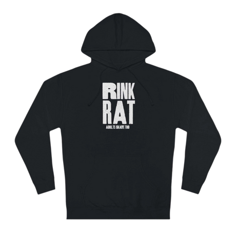 Rink Rat Unisex Hoodie - Adults Skate Too LLC