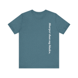 Sharper Than My Blades T-Shirt - Adults Skate Too LLC