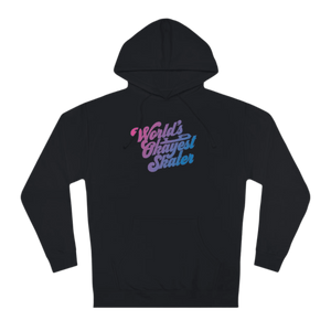 World's Okayest Skater Unisex Hoodie - Adults Skate Too LLC