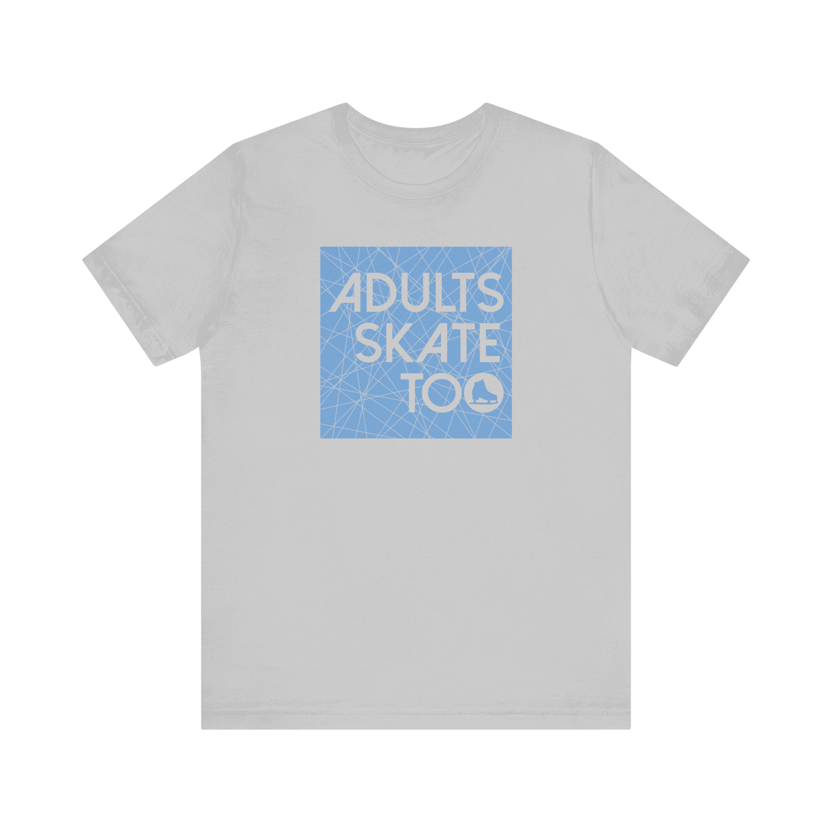 AST Ice Square T-Shirt - Adults Skate Too LLC