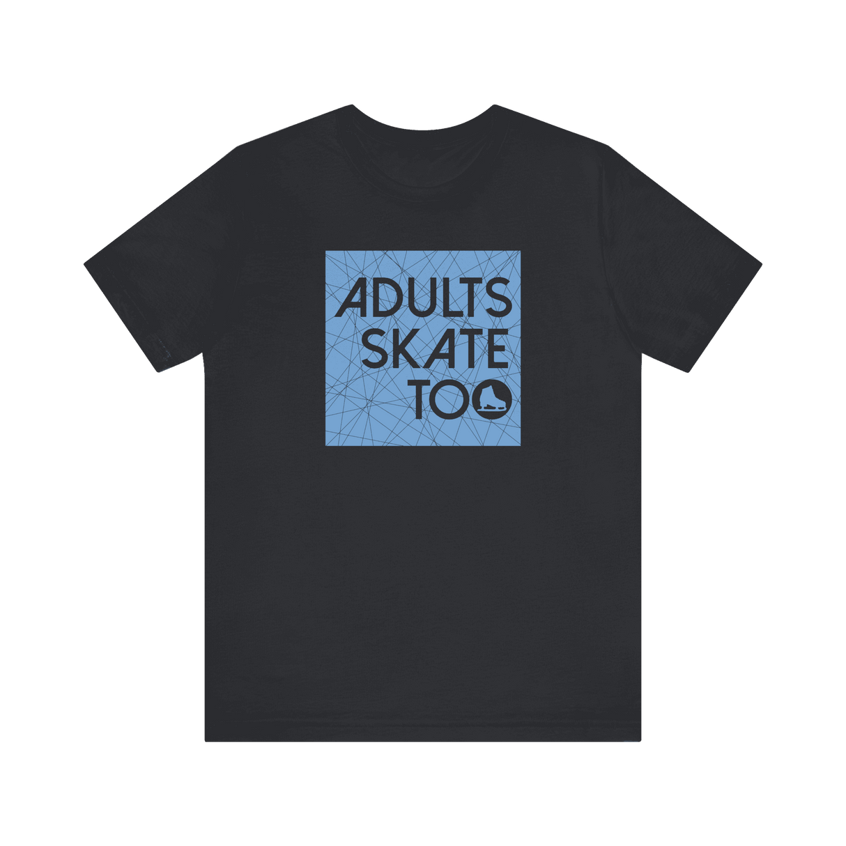 AST Ice Square T-Shirt - Adults Skate Too LLC