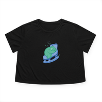 Skating Sloth Flowy Crop