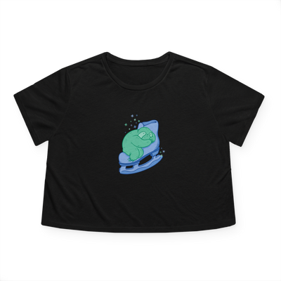 Skating Sloth Flowy Crop