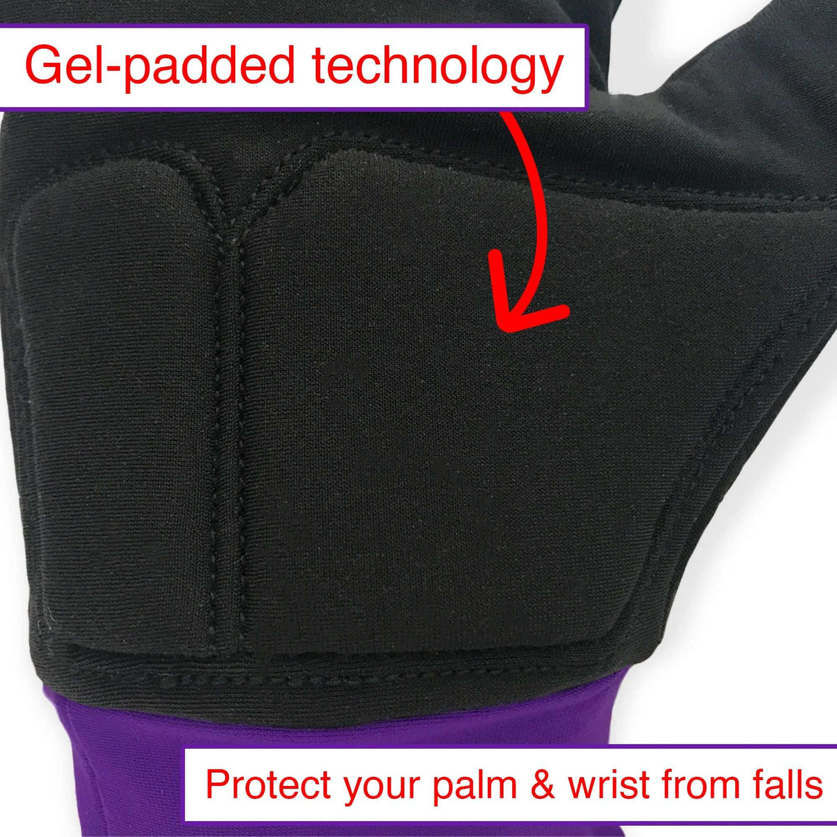 ColorFlow Padded Protective Gloves - Adults Skate Too LLC