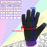 ColorFlow Gloves with Protective Padding & Fleece Lining