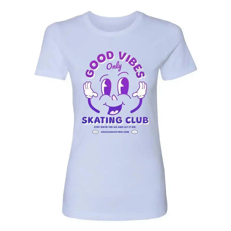 Good Vibes Only Women’s Boyfriend T-shirt Adults Skate Too LLC