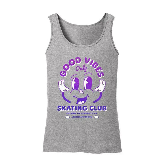 Good Vibes Only Women’s Softstyle Tank Top Adults Skate Too LLC