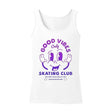 Good Vibes Only Women’s Softstyle Tank Top Adults Skate Too LLC