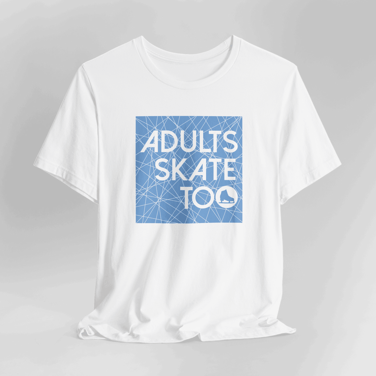 AST Ice Square T-Shirt - Adults Skate Too LLC