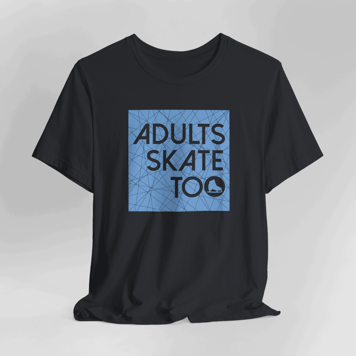 AST Ice Square T-Shirt - Adults Skate Too LLC