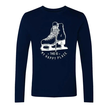 Happy Place Unisex Long Sleeve Adults Skate Too LLC