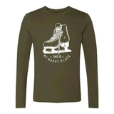 Happy Place Unisex Long Sleeve Adults Skate Too LLC