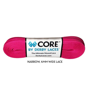 Derby Laces Magenta CORE Laces - 84 inch & 108 inch