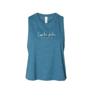 I Am The Skater Racerback Crop - Adults Skate Too LLC