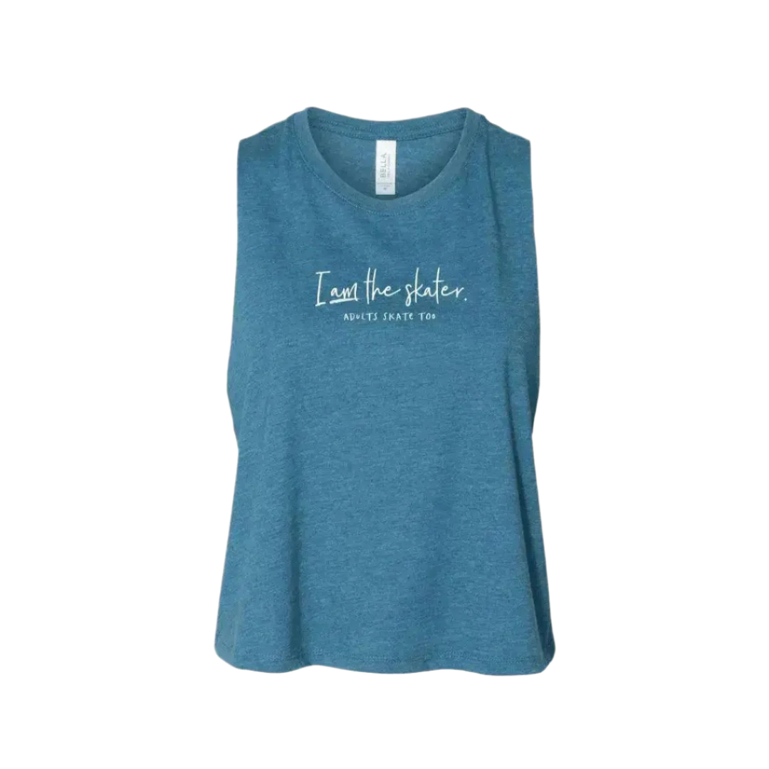 I Am The Skater Racerback Crop
