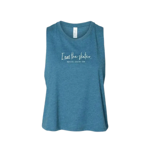 I Am The Skater Racerback Crop