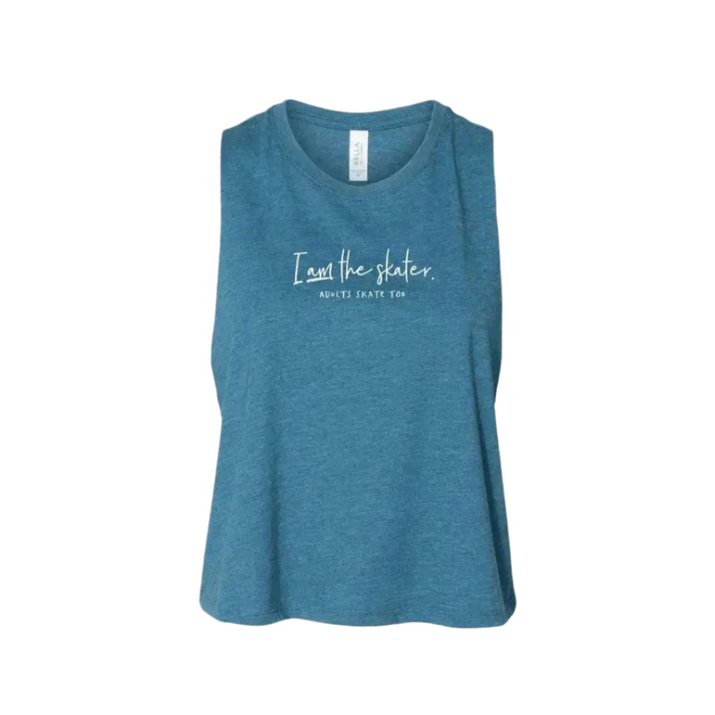 I Am The Skater Racerback Crop