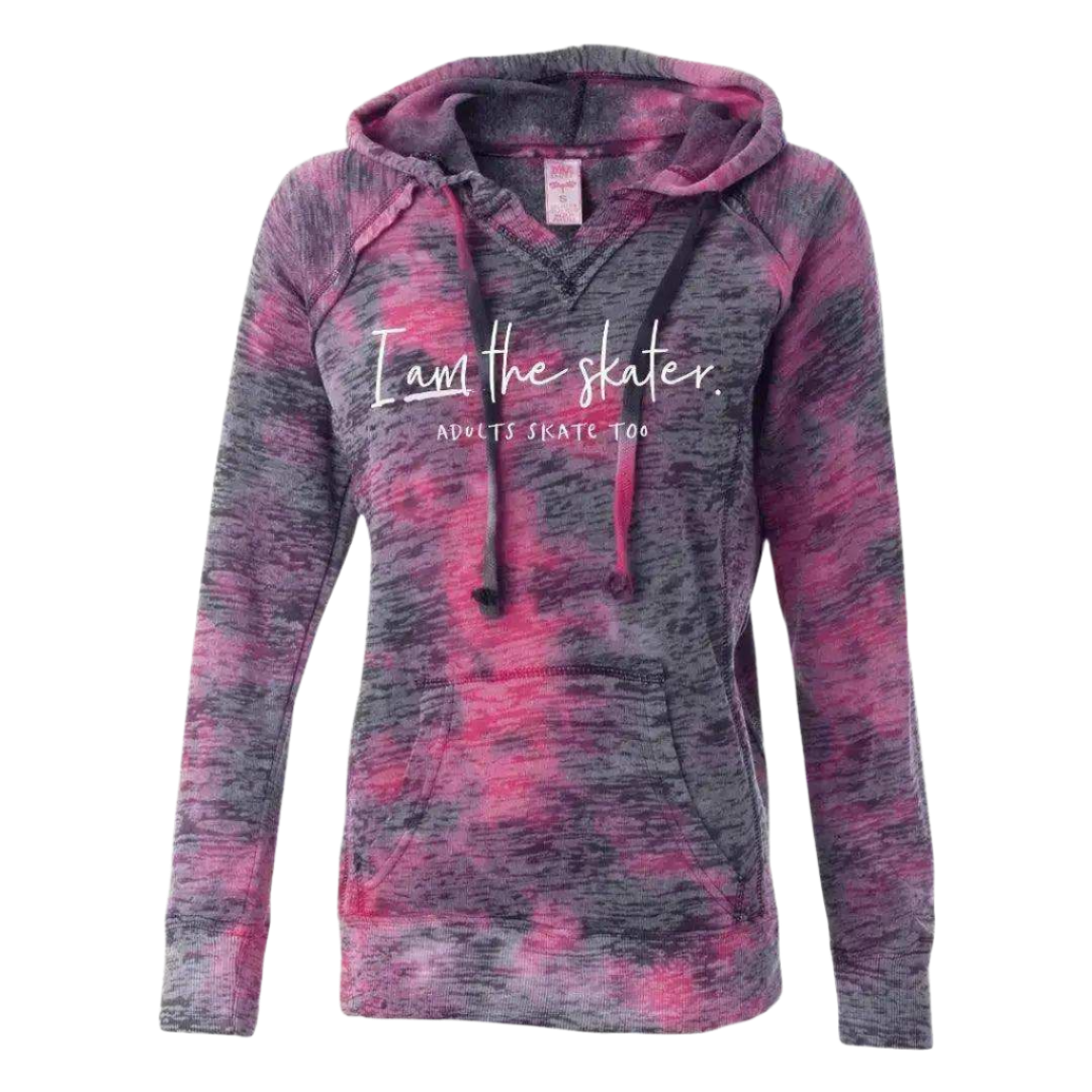 I Am The Skater Burnout Hoodie