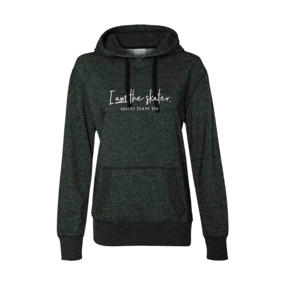I Am The Skater Glitter Hoodie