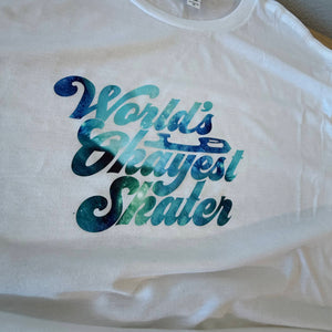 Ocean Galaxy Worlds Okayest Skater Tee - XL - OneofOne