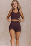 Astoria LUXE BALANCE Sports Crop - Espresso - Adults Skate Too LLC