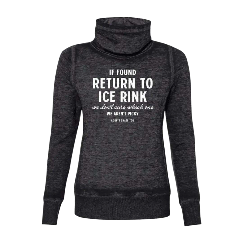 If Found Cowl Neck Sweatshirt