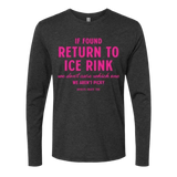 If Found Long Sleeve - Adults Skate Too LLC