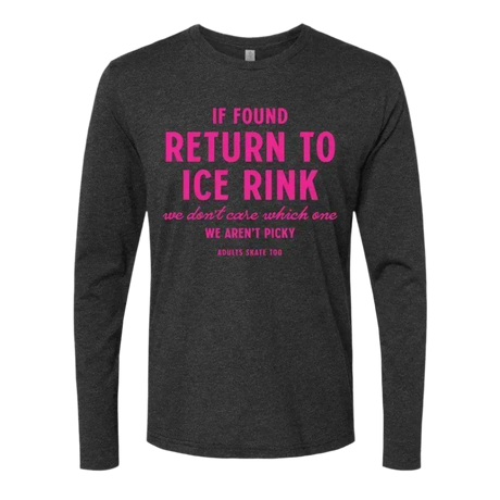 If Found Long Sleeve - Adults Skate Too LLC