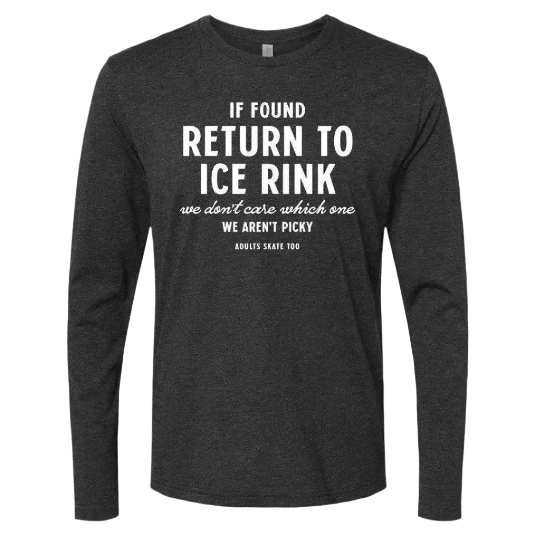 If Found Long Sleeve - Adults Skate Too LLC