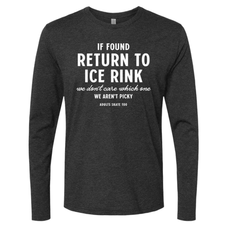 If Found Long Sleeve - Adults Skate Too LLC