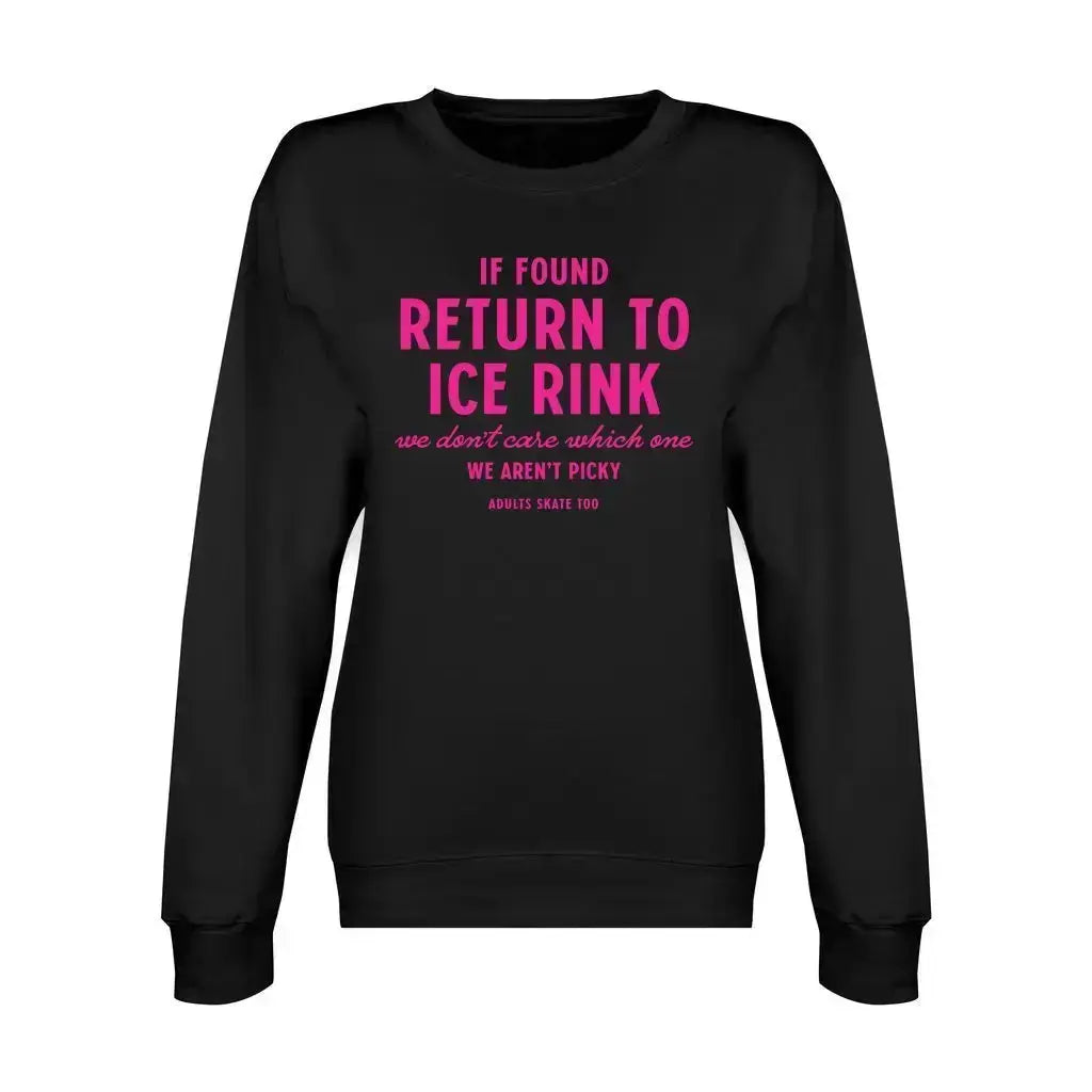 If Found Unisex Premium Crewneck Sweatshirt Adults Skate Too LLC