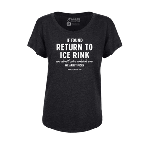 If Found Dolman Tee - Adults Skate Too LLC