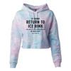 If Found Cotton Candy Hooded Crop - M