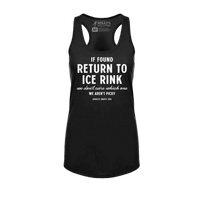 If Found Racerback Tank